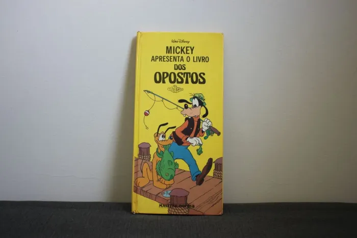 O livro dos opostos | Disney | 1985 | dobraduras pop up | Campinas/SP