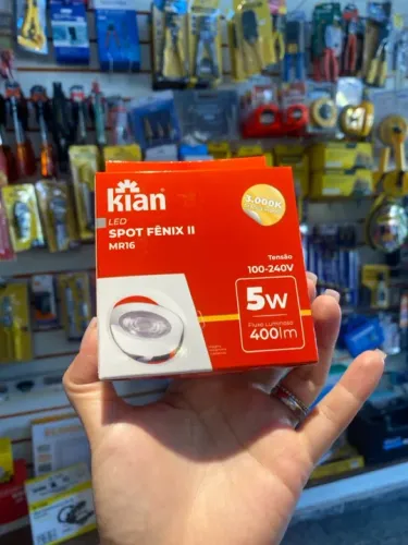 Spot LED Fênix II MR16 5W - Kian