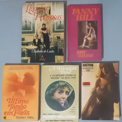 Lote Com 5 Livros De Erotismo E Sensualidade