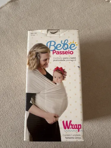 Sling para passeio com bebê 