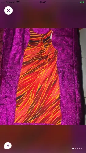 Vestido estampado vibrante Forum 