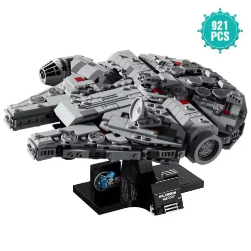 Kit para montar Millennium Falcon Star Wars com 921 peças (Legonérico compatível #75375)