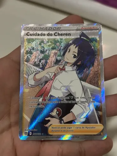 Carta Pokémon Cuidado do Cheren