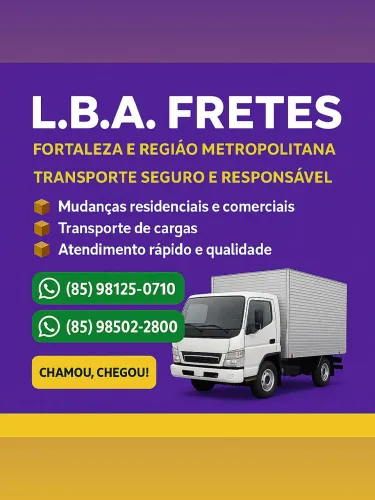 Transporte de cargas frete mudança 