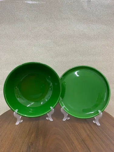 2 Travessas Cerâmica Vitrificada 