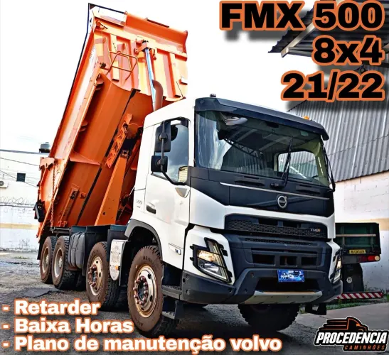 FMX  500 8x4 21/22 Caçamba 22m³ Oportunidade 