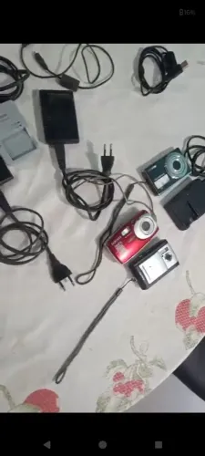 Camera Olympus e outros itens 