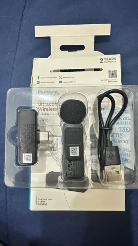 Microfone BOYA androide 