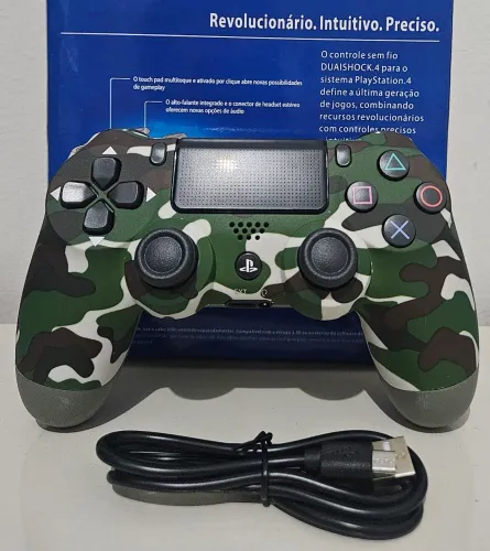 Controle Playstation 4 Camuflado