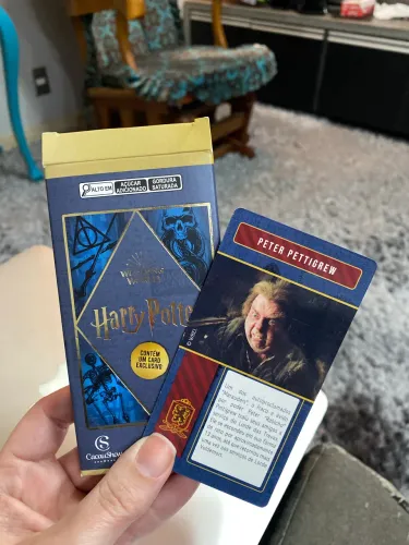Card Peter Pettigrew, Coleção Harry Potter, Cacau Show