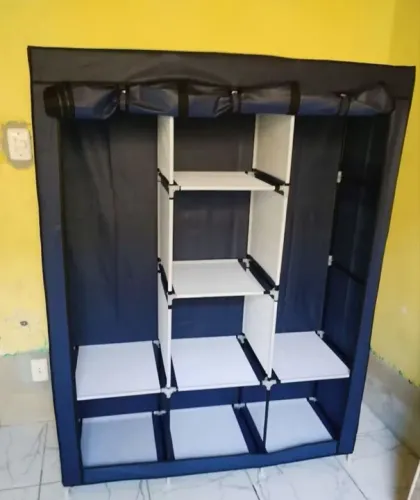Armário de Roupa Portátil Dobrável