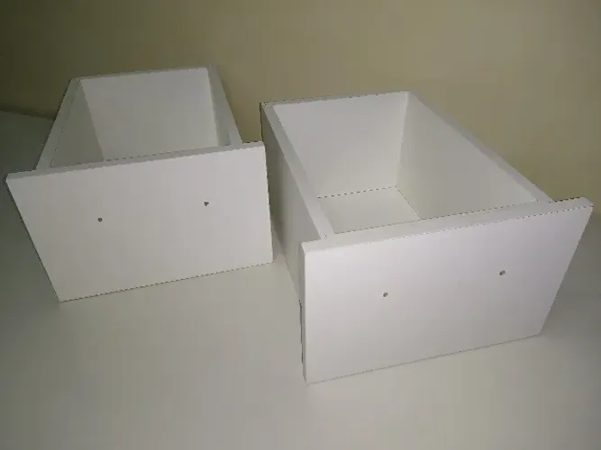 Gavetas Novas em MDF 15 mm Dupla Face Brancas. 37x29x19 cm (Entrega em Seu Endereço)