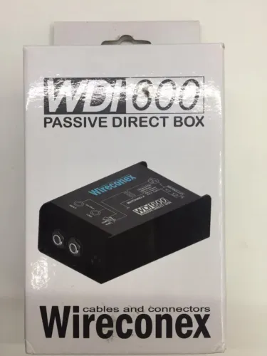 Direct Box Casador De Impedância Passivo Wdi600 Wireconex-Novo