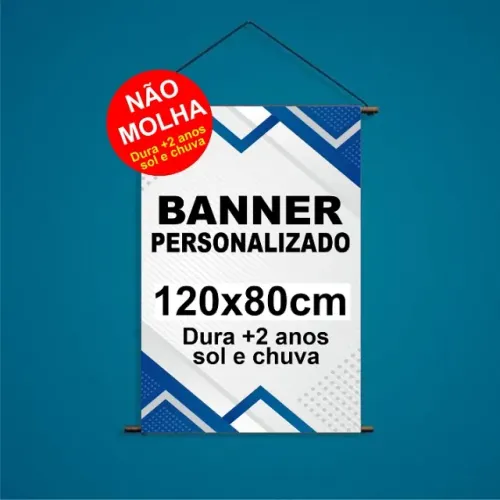 Banner Personalizado 120x80cm - Sua Arte