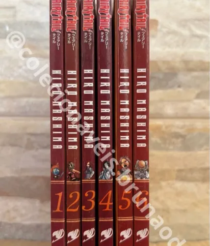 Mangá Fairy Tail - Volumes 1 ao 6