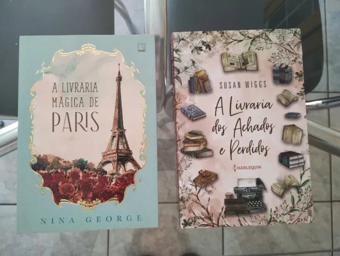 Kit com 2 livros - A livraria mágica de Paris + A livraria dos achados e perdidos