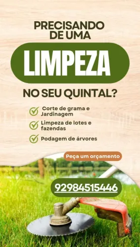 Roçagem e Limpeza de Terrenos - Orçamento Rápido