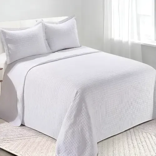 Cobre Leito Cama Casal Branco
