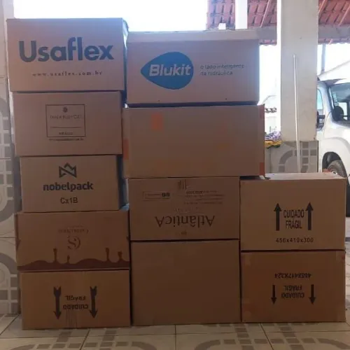 Caixa caixas papelão para mudanças