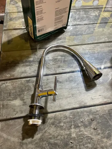 Torneira de Cozinha bancada Flexível Cromada