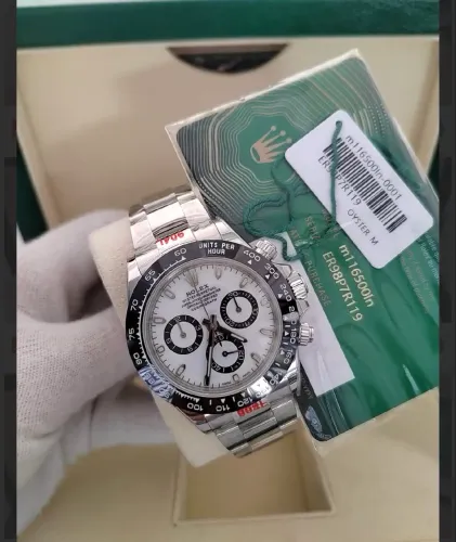 Relógio Masculino Rolex Daytona 2025 - Linha super - Cartão NFc + Caixa Completa