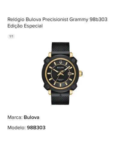 Relógio Bulova Precisionist Grammy - Edição Especial
