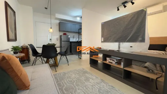 Studio MOBILIADO com 1 dormitório para alugar, 46 m² por R$ 5.000/mês - Centro - Campinas/