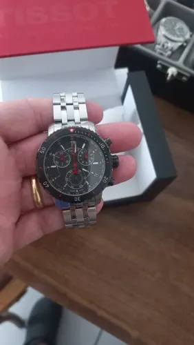 RELÓGIO TISSOT PRS (SPORT) *ORIGINAL* MOSTRADOR GRAFITE TODO EM AÇO EM EXELENTE ESTADO