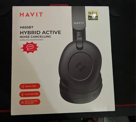 Headphone Havit H655BT. NOVO!