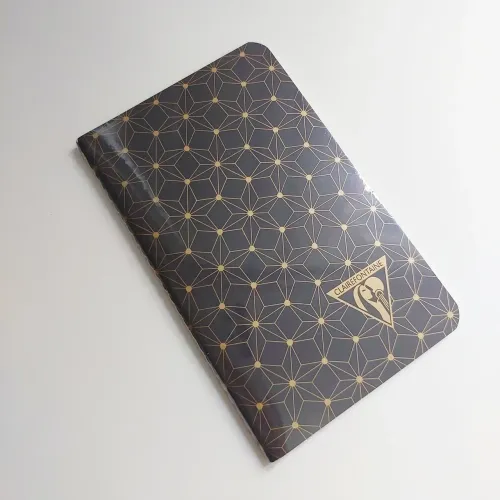 Caderno Clairefontaine Neo Deco Constelação pautado 7,5x12cm - caderneta pocket