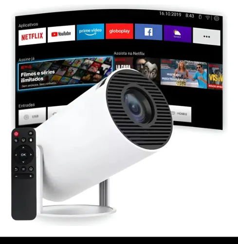 Mini Projetor  Portátil  FULLHD HY300