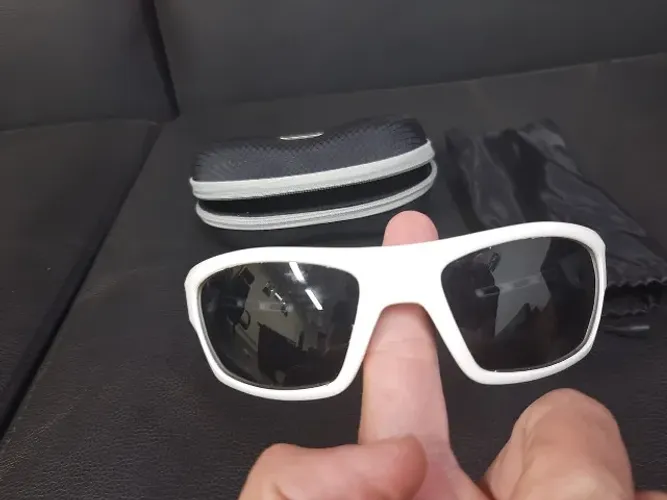 Óculos esportivo Torege Original branco com case rígido