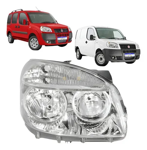 Farol Fiat Doblo 2010 2011 2012 2013 2014 2015 A 2021 Ld - Direito/passageiro