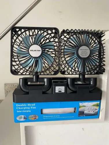 Ventilador com placa solar
