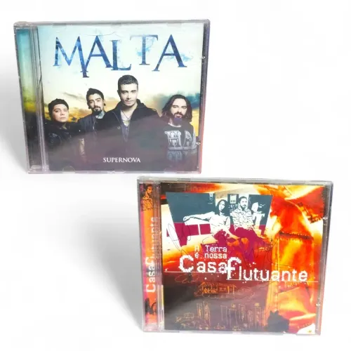 ?Kit 2 Cds Rock/pop Brasileiro - Malta & Casafutuante