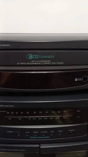 Som Gradiente com CD Player e toca-fitas