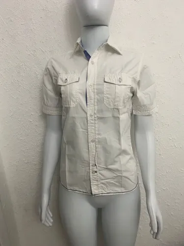 Camisa Casual Pacific Blue Tamanho Pp Feminina Ótimo Estado