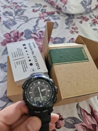Casio Pro Trek sem detalhes completo e original 
