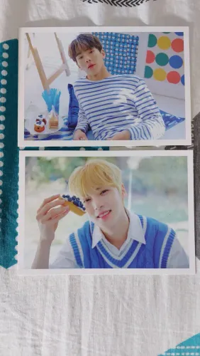 Minhyuk e Shownu Post Card + Polaroid - Monsta X Season Greetings 2021
