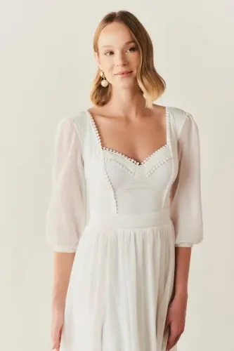 Vestido Off White Noiva