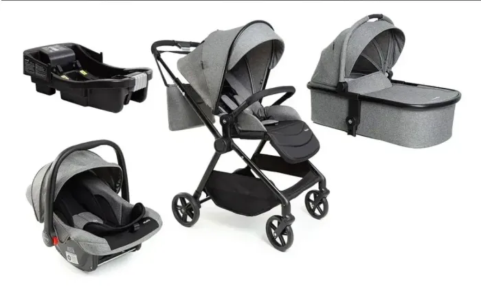 Travel System Safety 1st, Magnific, 5 em 1, 0 a 15kg, Grey Denin