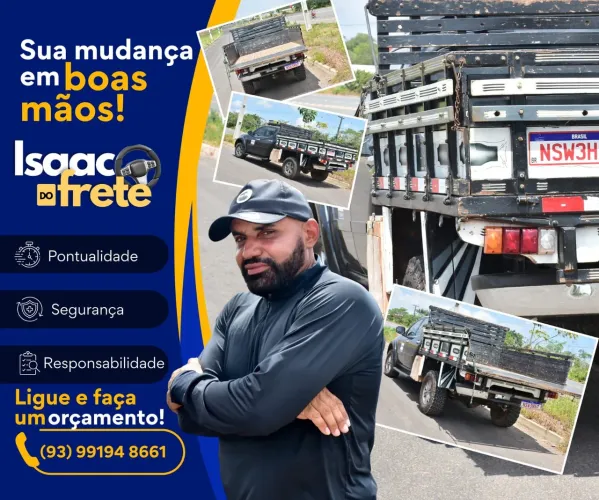 Frete mudança entrega carga com ajudante zap * 100reais