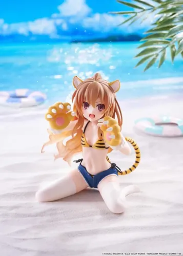 Action Figure Taito - Aisaka Taiga - Desktop Cute - Tiger Swimsuit Ver. - Toradora!