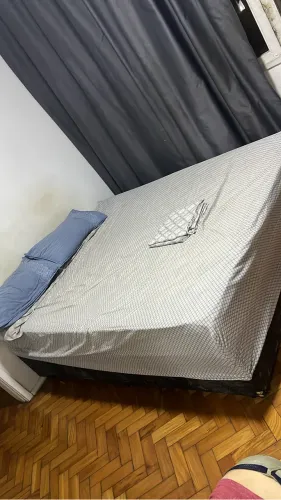 Cama queem baú biopartido 