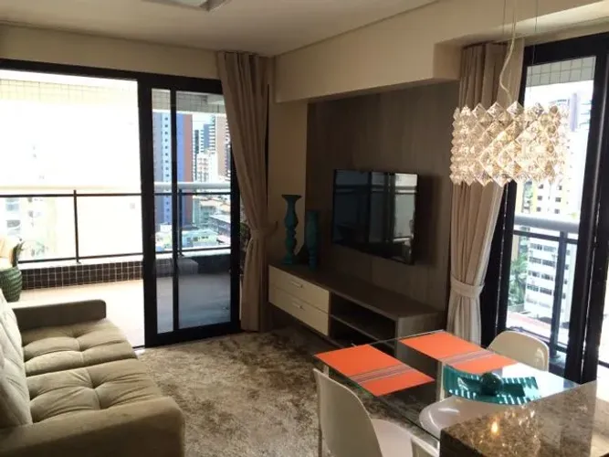 Apartamento para alugar, 82 m² por R$ 320,00/dia - Meireles - Fortaleza/CE