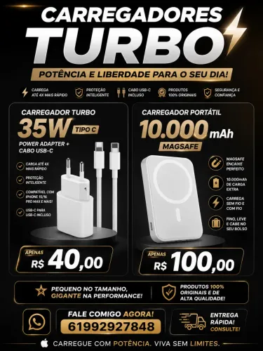 Carregador tipo C / Portátil