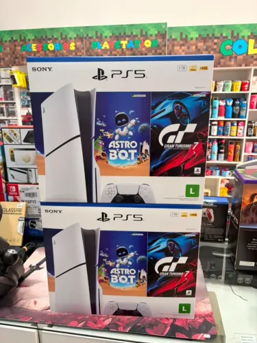 Ps5 slim novo midia fisica sem uso 2 unidades disponiveis