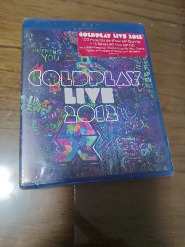 Blu-ray novo lacrado Coldplay Live 2012 duplo com CD