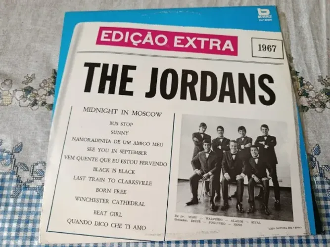 LP (Disco de vinil) The Jordans: Edição extra - Jovem Guarda - novíssimo!