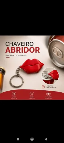 Chaveiro abridor de latinha